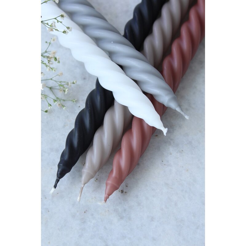 Magnor Lys Spiralljus 23 cm Svart