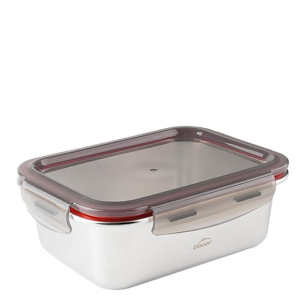 Lacor Matlåda i stål med tätt lock 1,8 L 23×17,5×8,3 cm