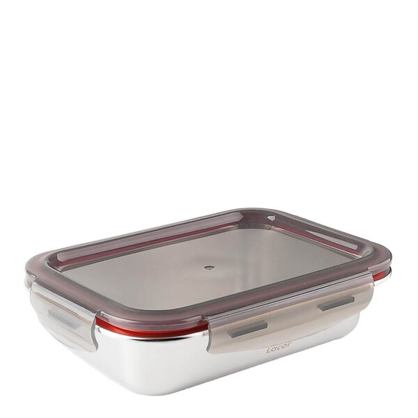 Lacor Matlåda i stål med tätt lock 0,82 L 20,3×15,3×5 cm
