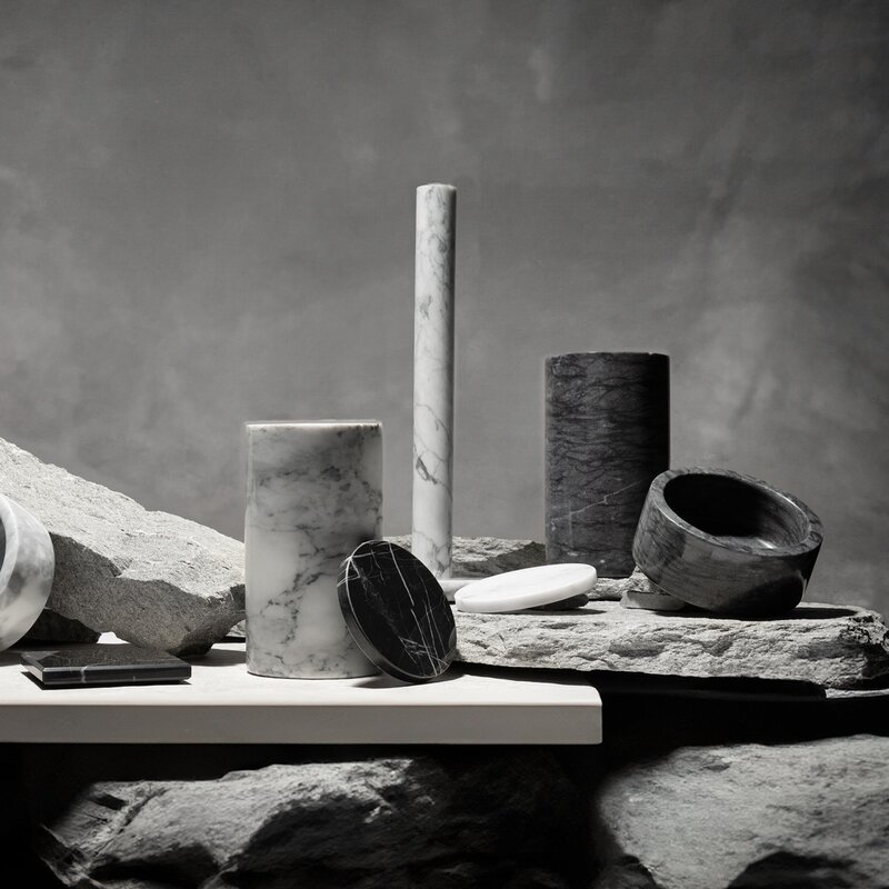 Stiernholm Marmor redskapshållare 17 cm svart