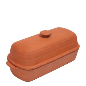 Dexam Terracotta brödform med lock 31x14 cm