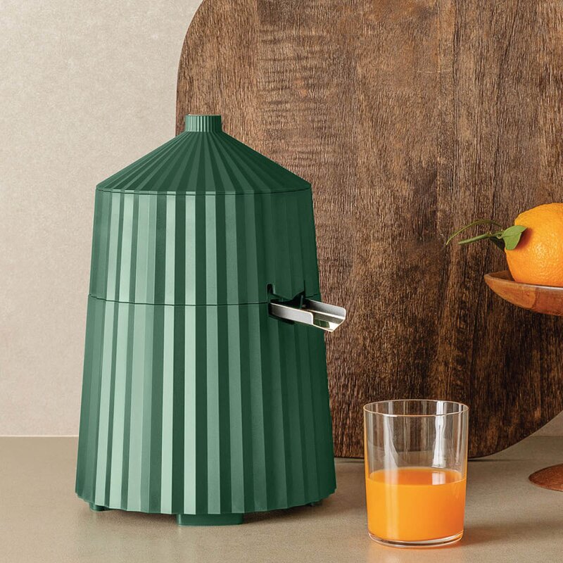 Alessi Plissé citruspress elektrisk 80W grön