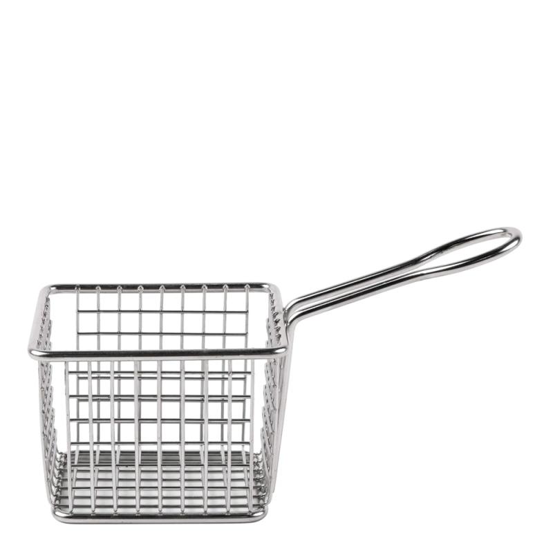 Exxent Serveringskorg mini 10x7,5 cm rostfri