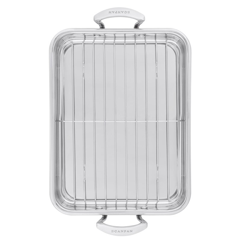 Scanpan Impact långpanna induktion med galler 43,5x28,5 cm