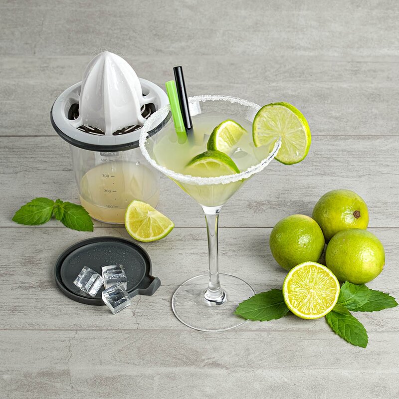 Lurch Citruspress med behållare 400 ml vit/grå/klar