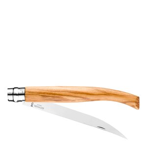 Opinel Nomad N15 fällkniv Oliv spegelblad