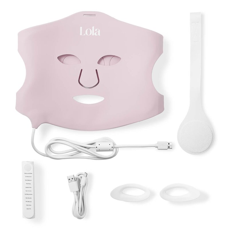 Lola Glow Mask LED-mask rosa