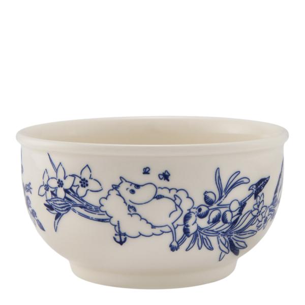 MoominArabia Haru Muminskål 12 cm vit/blå