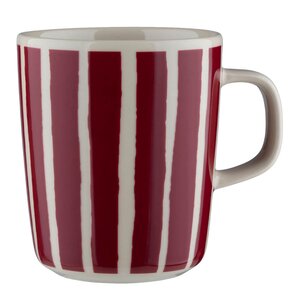 Marimekko Piccolo mugg 25 cl burgunder