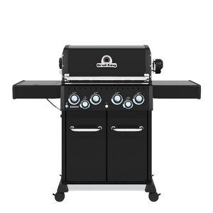 Broil King Baron 490 gasolgrill Shadow med rotisserie och sidobrännare