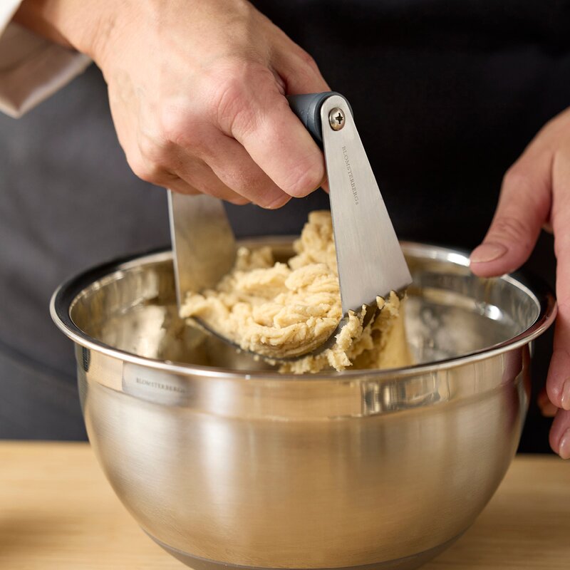 Blomsterbergs Degblandare 12x10x4,5 cm grå/stål