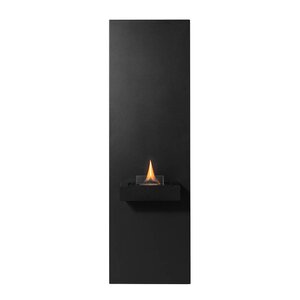 Tenderflame Rock Vägghängd Öppen Spis 90 0,5L Svart