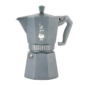 Bialetti Exclusive espressokanna 6 koppar 27 cl grå