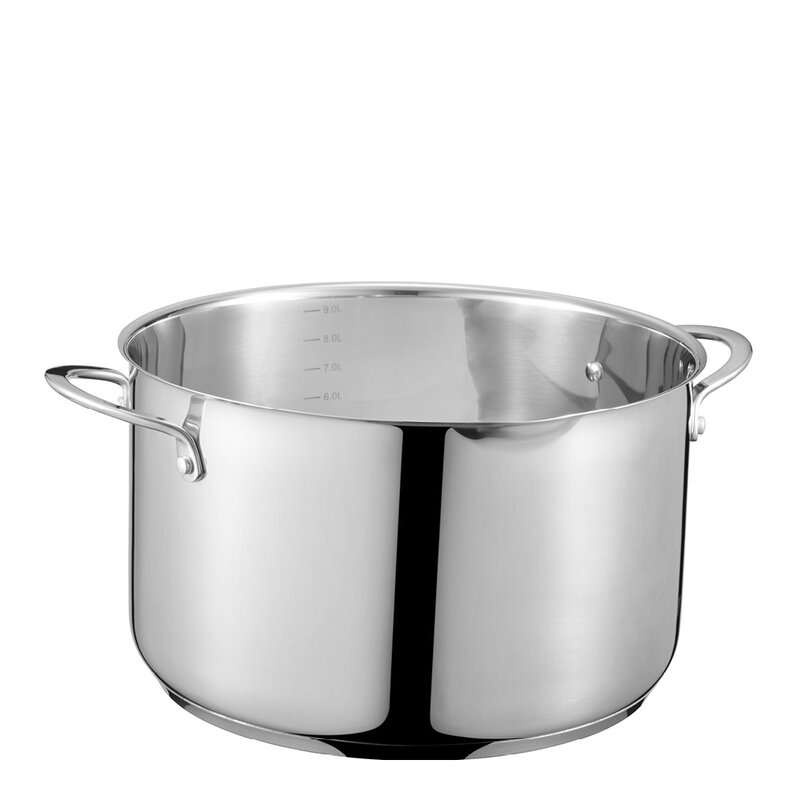 Dorre Kosmo gryta med glaslock 10,1 L silver