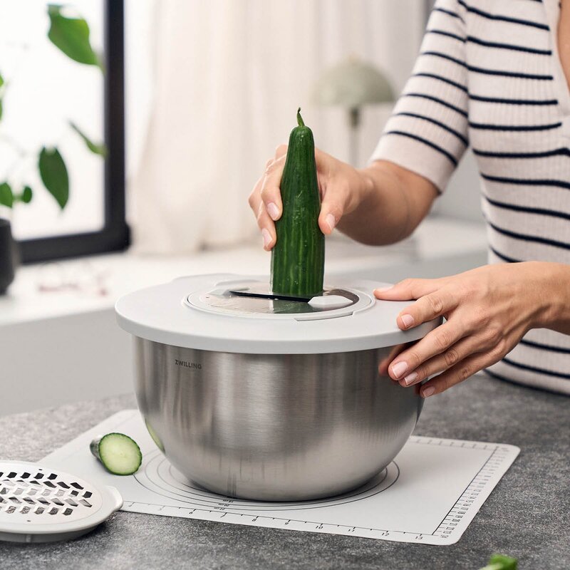 Zwilling Fresh & Save vakuumskål L med lock 4 L 24 cm rostfritt stål