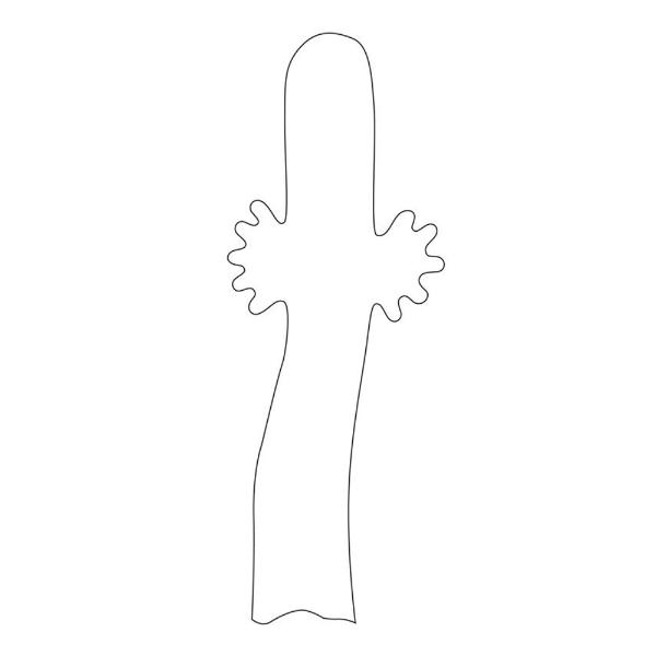 Moomin Mumin Pepparkaksform Hattifnatt 13 cm