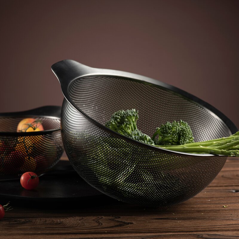 Modern House Basis durkslag 24 cm gun metal