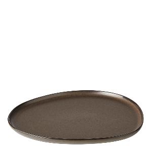 Aida RAW Organic Tallrik 29x25 cm Metallic Brown