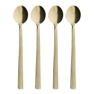 Aida RAW Cutlery cafe lattesked 4-pack gold