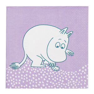 MoominArabia Mumin servett 33x33 cm 20-pack En dag på stranden