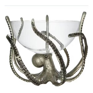 Culinary Concepts Octopus vinkylare silver/klar