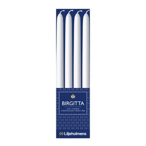 Liljeholmens Birgittaljus 22,2 cm 4-pack vit