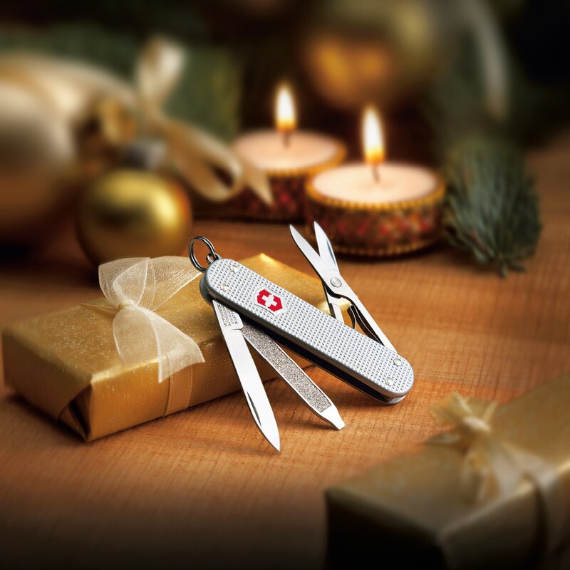 Victorinox Classic SD fickkniv 5 funktioner silver barleycorn