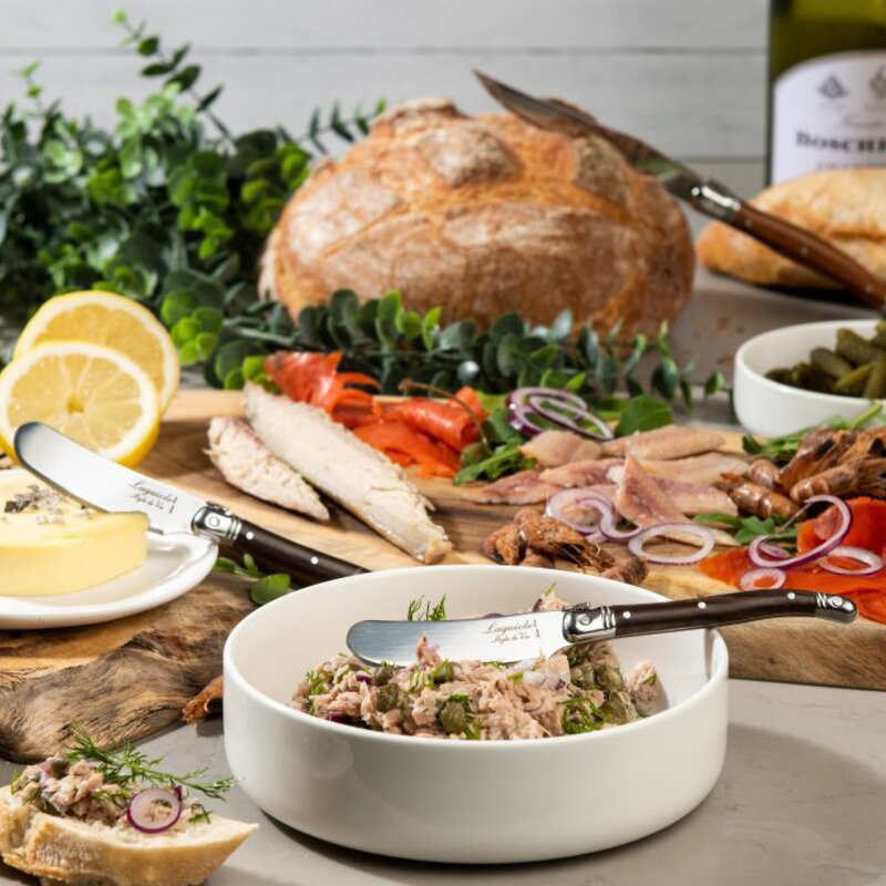 Laguiole Style de Vie Smörkniv 4-pack dark wood