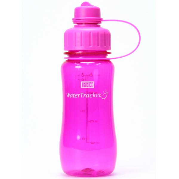 WaterTracker flaska 0,5L hot pink