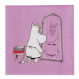 MoominArabia Mumin servetter 33x33 cm 20-pack Snorkfröken lila