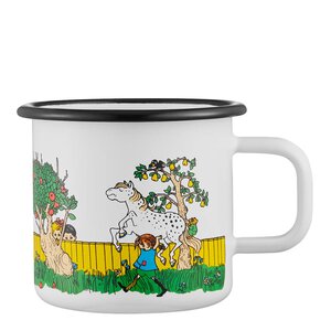 Muurla Pippi emaljmugg  37 cl Vägen hem