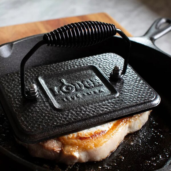 Lodge Cast Iron Classic Collection grillpress i gjutjärn 1,2 kg