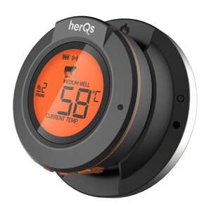 Click & Grow HerQs Dome sondtermometer svart