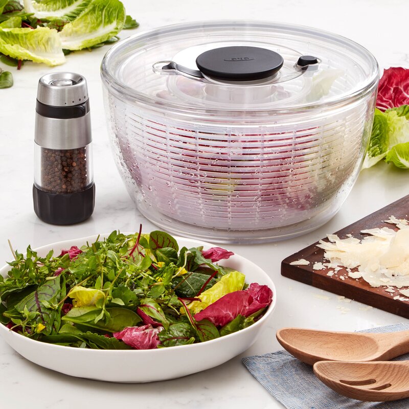 Oxo Pepparkvarn spillfri 14 cm stål/svart
