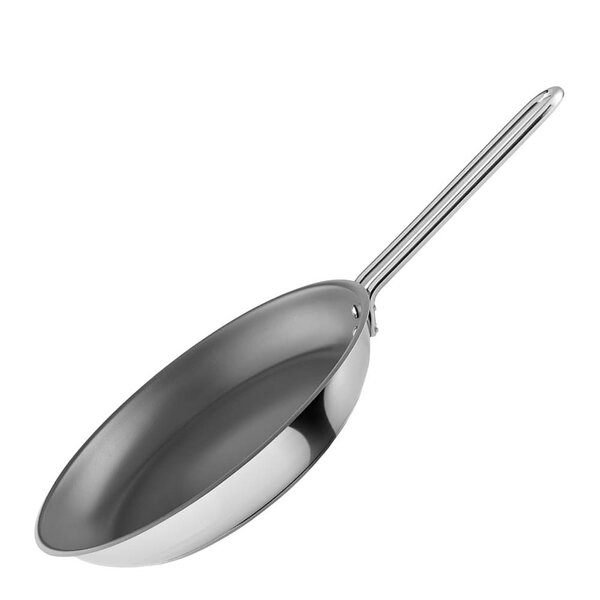 Eva Trio Stainless Steel stekpanna 24 cm keramisk titanbeläggning