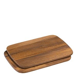Zassenhaus Liten Serveringsbricka 2-pack 28x20 cm Akacia