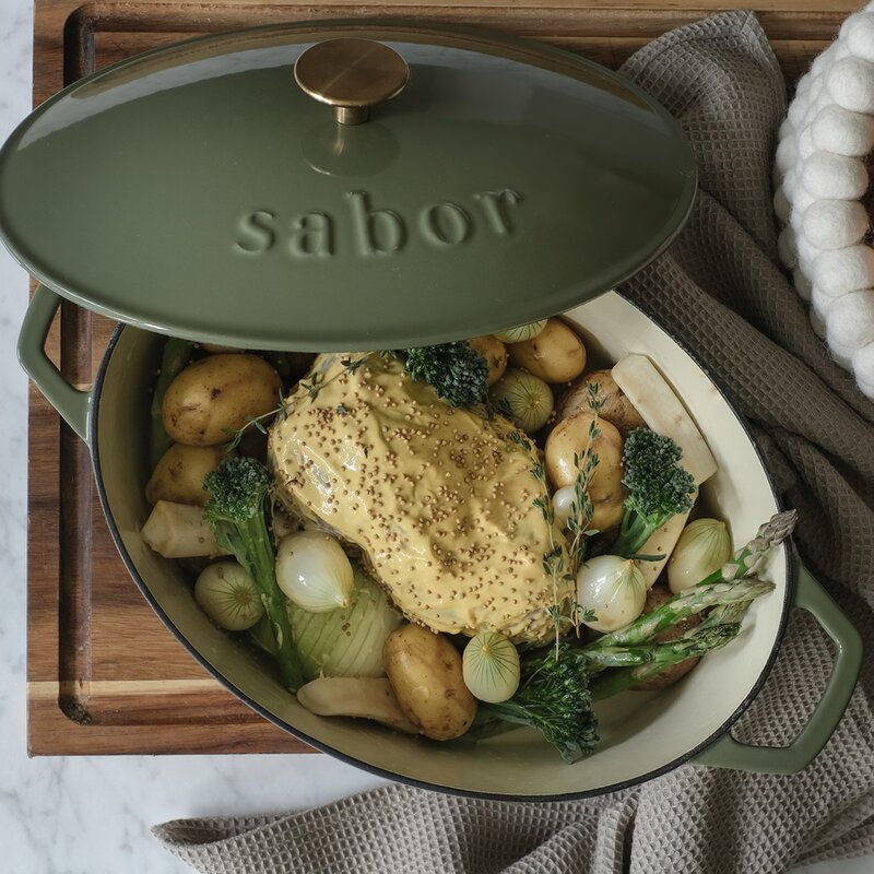 Sabor Gjutjärnsgryta 5,7 L forever olive