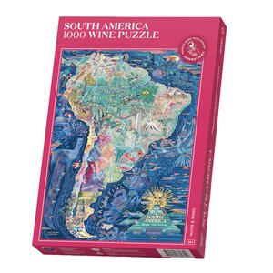 Water and Wines Vinpussel Sydamerika 1000 bitar lila