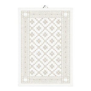 Ekelund Åttebladrose handduk 35X50 cm beige
