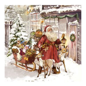 Ambiente Servett 33x33 cm 20-pack Christmas Visit