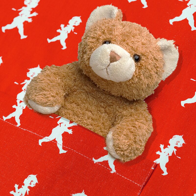 SOLSTICKAN Förkläde + Kockmössa barn Röd