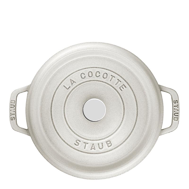 Staub La Cocotte gryta 6,7 L rund White Truffle