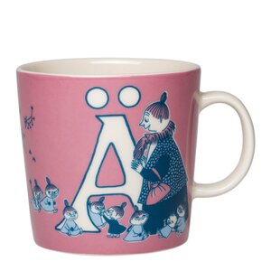 MoominArabia Muminmugg bokstav Ä 40 cl rosa