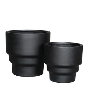 GUS Design Vegas kruka 2-pack 40+50 cm matt svart