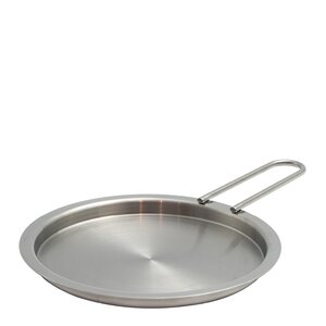 Eva Trio Platt lock 16 cm rostfritt stål