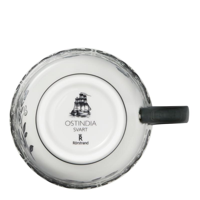 Rörstrand Ostindia  Mugg 30 cl svart