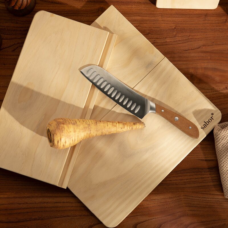 Sabor Trevig skärbräda 37x37 cm 2 delar accoya