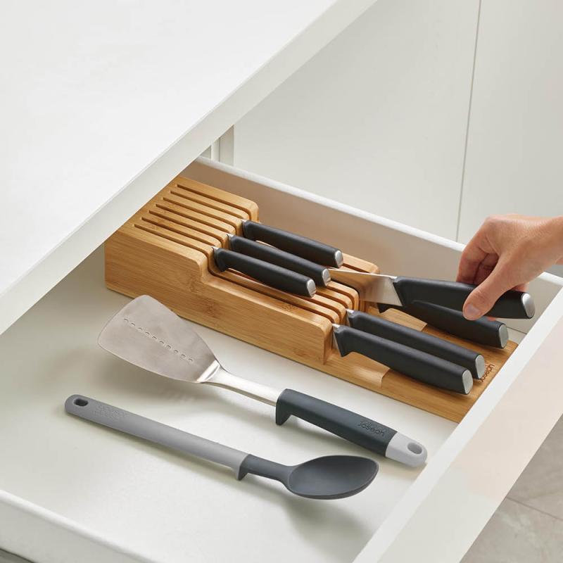 Joseph Joseph DrawerStore Bamboo Knivförvaring Natur
