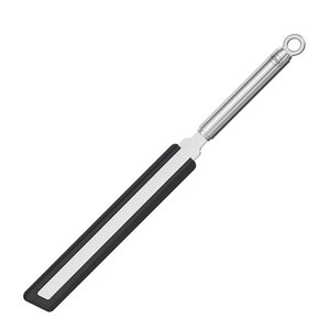 Rösle Rak stekspade med silikonkant 32 cm stål/svart