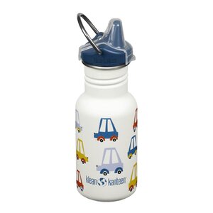 Klean Kanteen Kid Classic Narrow flaska 0,35 L med piplock Cars